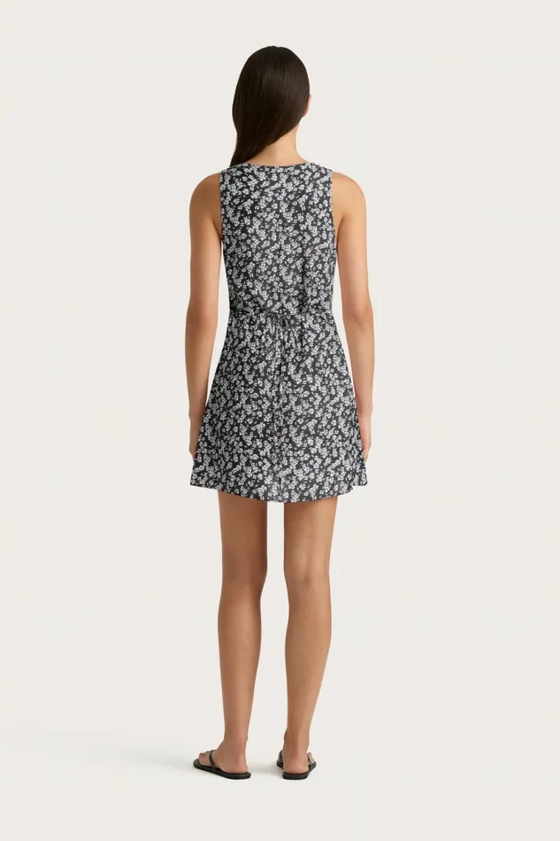 Women Faithfull The Brand Dresses Penne Mini Dress Leilani Charred Navy