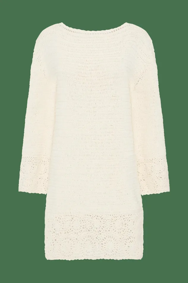Women Faithfull The Brand Dresses Ruia Handmade Crochet Dress Off White 8211 Faithfull The Brand