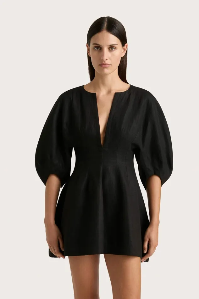 Women Faithfull The Brand Dresses Soleil Mini Dress Black