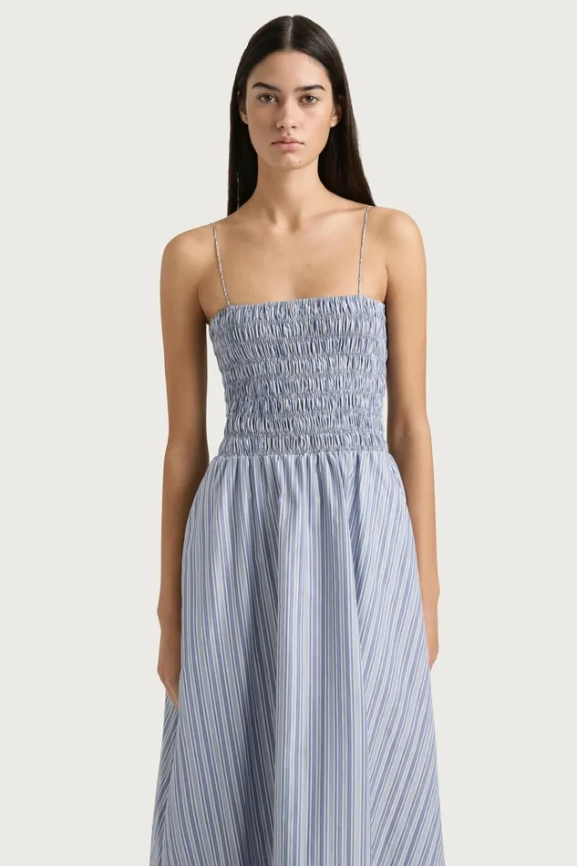 Women Faithfull The Brand Maxi Dresses Lida Maxi Dress Blue Stripe