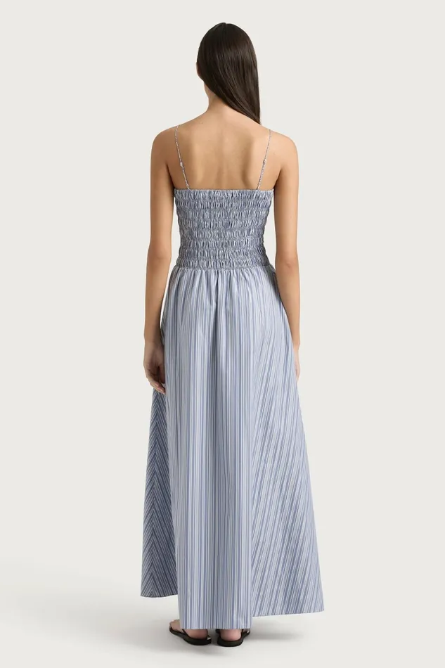 Women Faithfull The Brand Maxi Dresses Lida Maxi Dress Blue Stripe