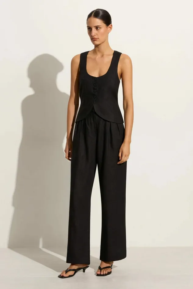 Women Faithfull The Brand Pants Duomo Pant Black 8211 Faithfull The Brand