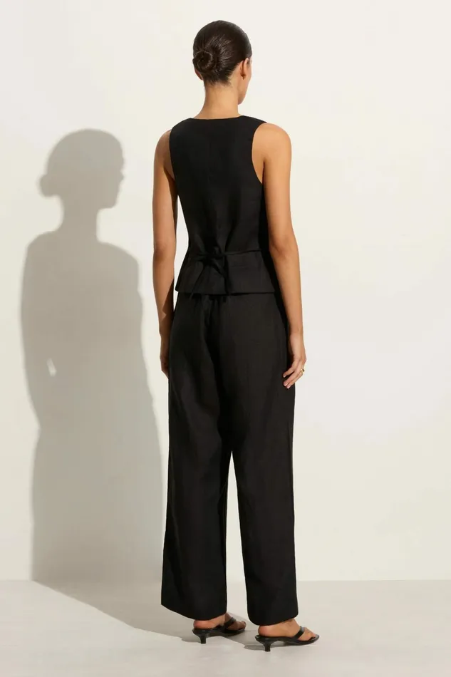 Women Faithfull The Brand Pants Duomo Pant Black 8211 Faithfull The Brand