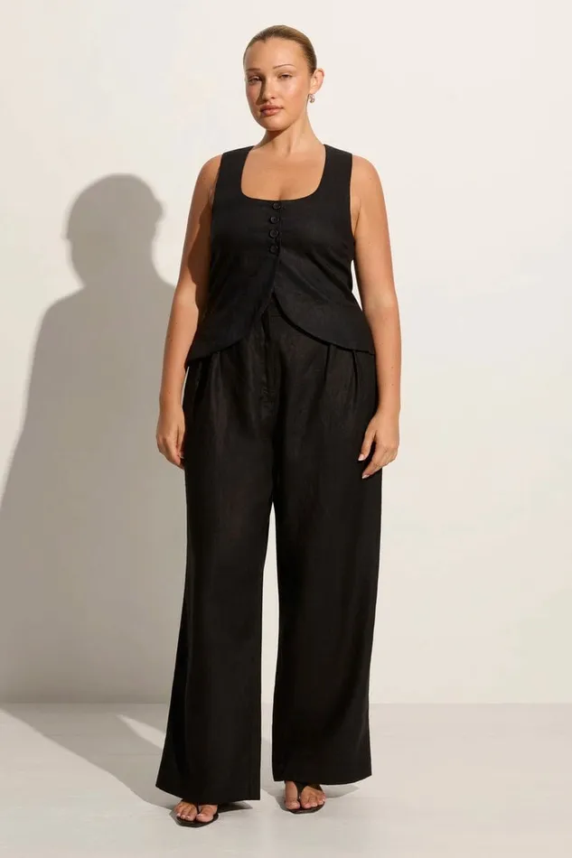 Women Faithfull The Brand Pants Duomo Pant Black 8211 Faithfull The Brand
