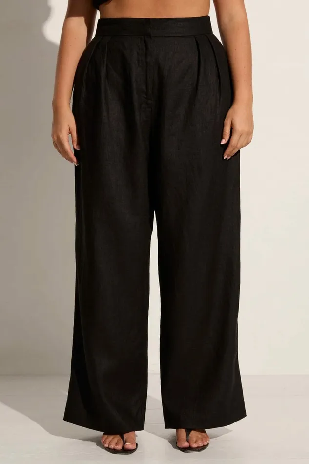 Women Faithfull The Brand Pants Duomo Pant Black 8211 Faithfull The Brand