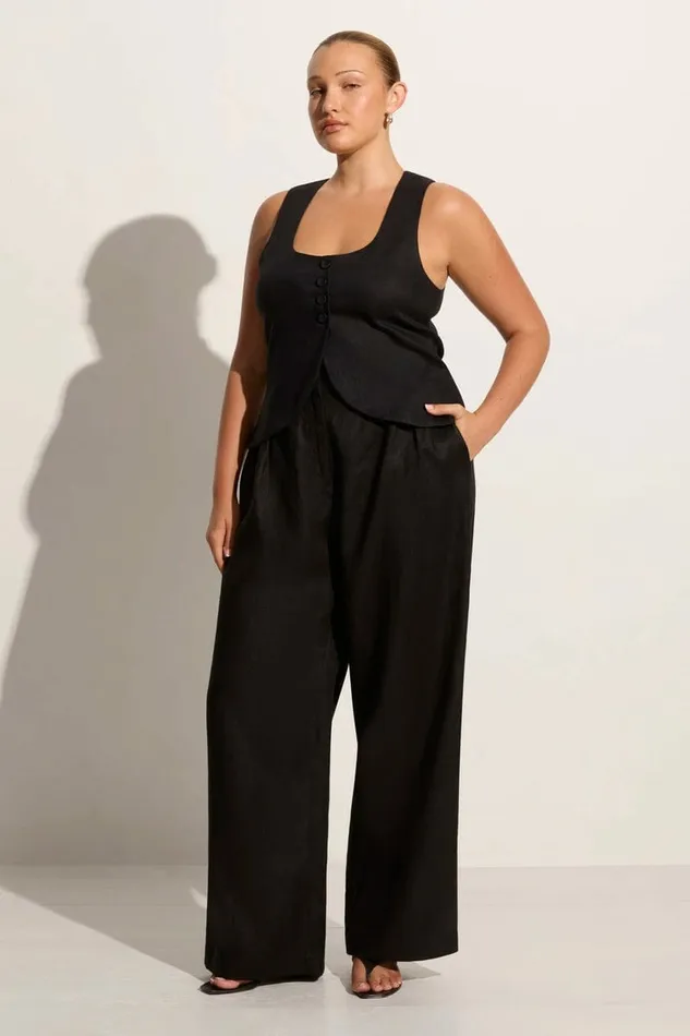 Women Faithfull The Brand Pants Duomo Pant Black 8211 Faithfull The Brand