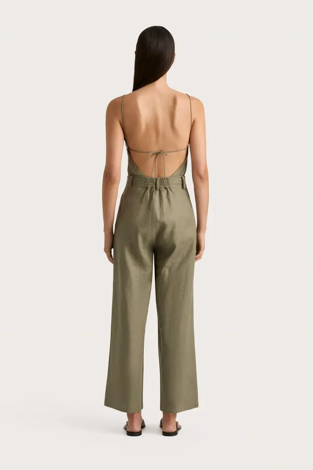 Women Faithfull The Brand Pants Ida Pant Khaki