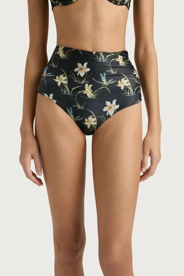 Women Faithfull The Brand Swim Bianca Bikini Bottom Daffodil Print