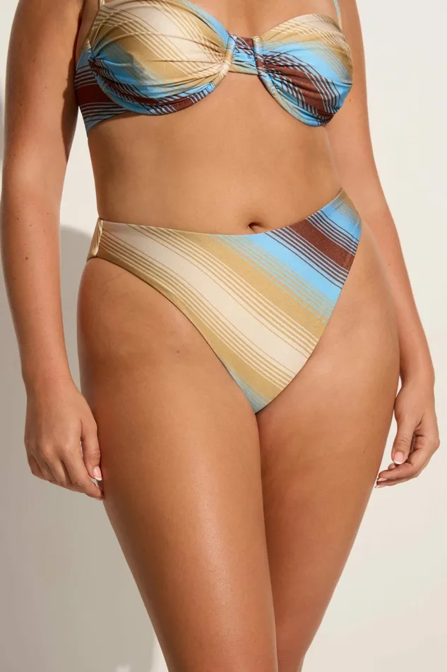 Women Faithfull The Brand Swim Civita Bikini Bottoms Cervia Stripe 8211 Faithfull The Brand
