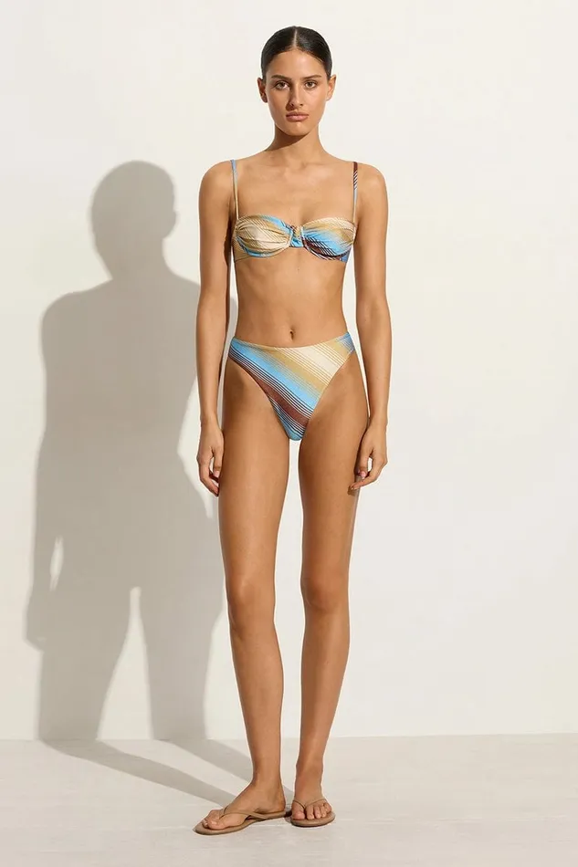 Women Faithfull The Brand Swim Civita Bikini Bottoms Cervia Stripe 8211 Faithfull The Brand