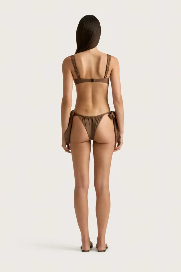 Women Faithfull The Brand Swim Costa Bikini Bottom Cocoa