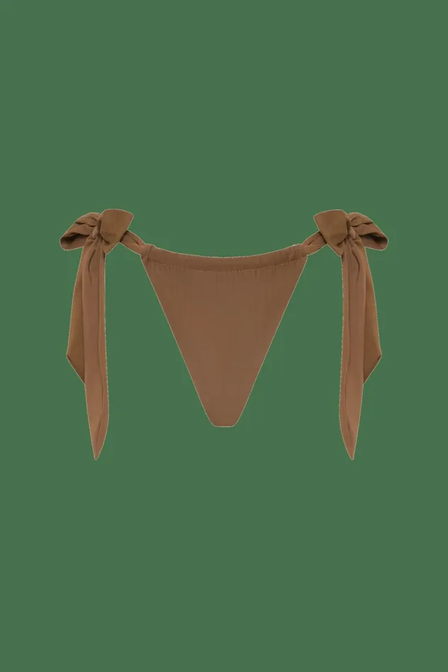 Women Faithfull The Brand Swim Costa Bikini Bottom Cocoa