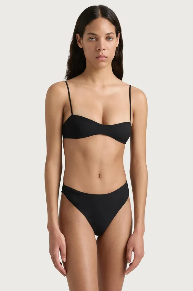 Women Faithfull The Brand Swim Henni Bikini Bottom Black