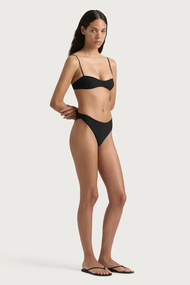 Women Faithfull The Brand Swim Henni Bikini Bottom Black