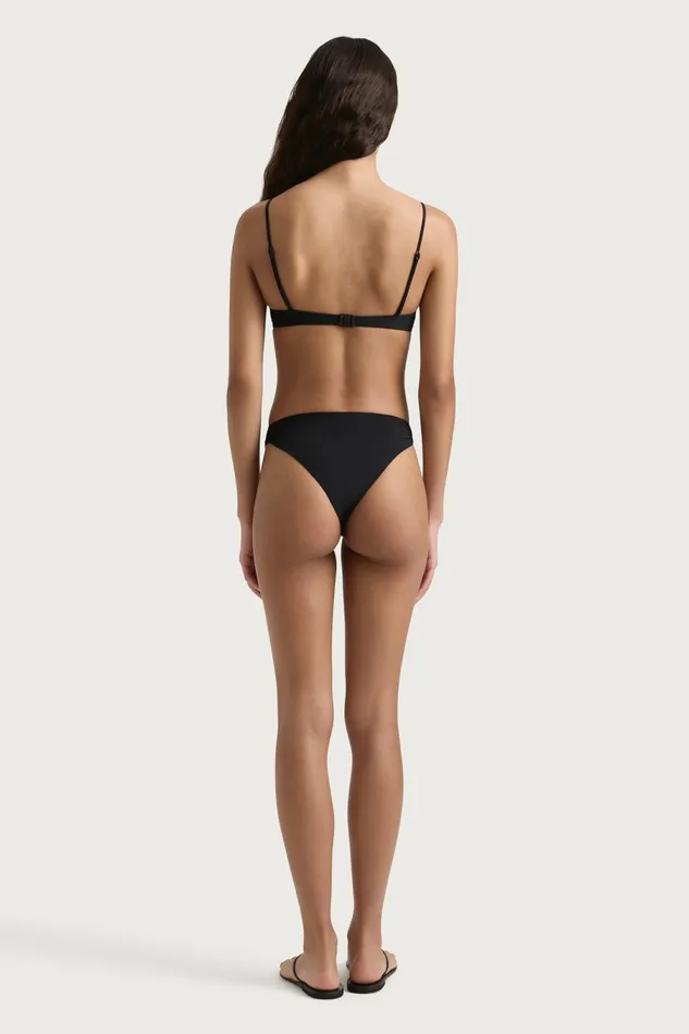 Women Faithfull The Brand Swim Henni Bikini Bottom Black