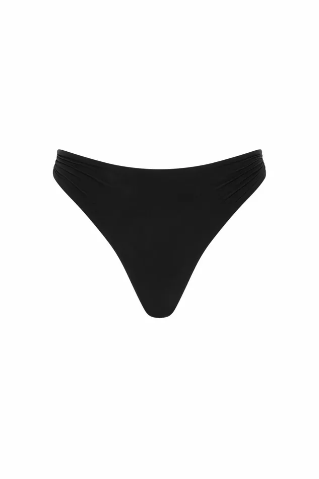 Women Faithfull The Brand Swim Henni Bikini Bottom Black