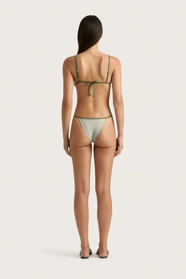 Women Faithfull The Brand Swim Manon Bikini Top Oliander Khaki