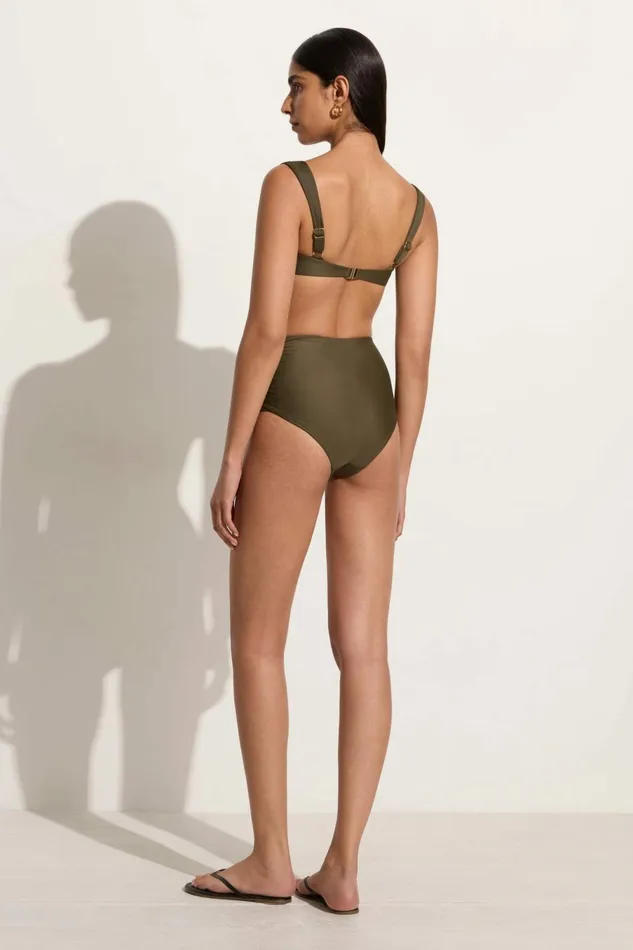 Women Faithfull The Brand Swim Sol Bikini Top Khaki 8211 Faithfull The Brand