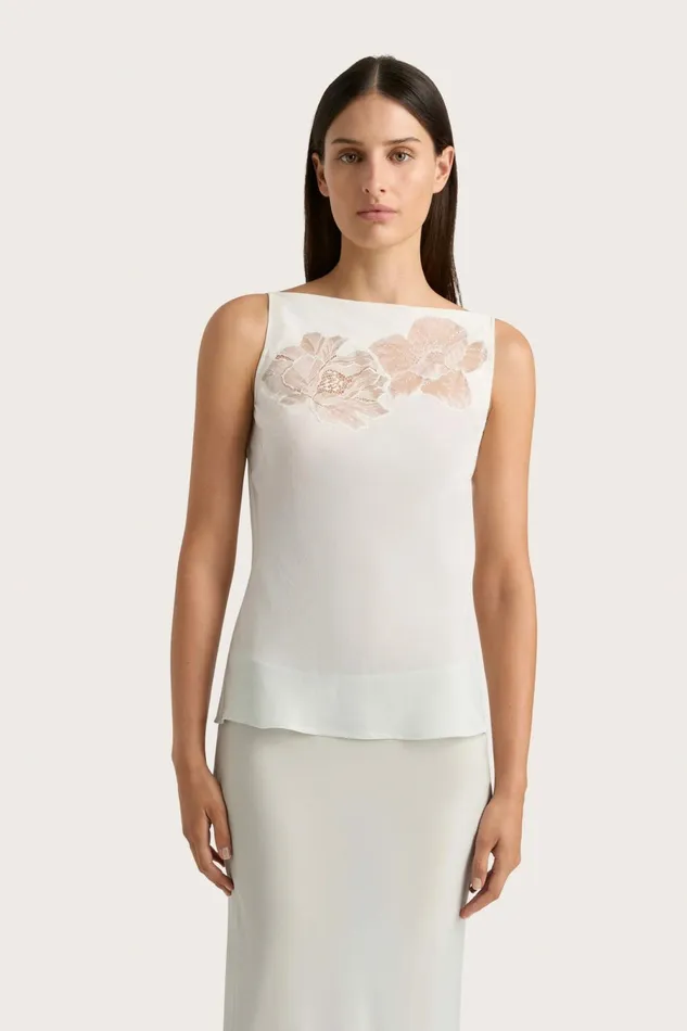Women Faithfull The Brand Tops Biarritz Top Foam Ombre