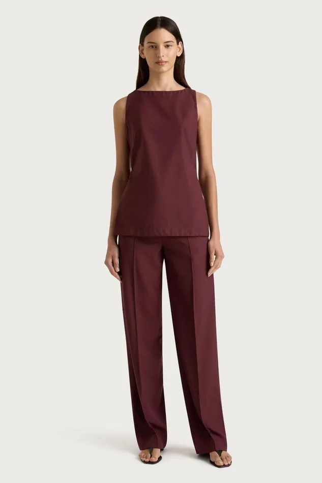 Women Faithfull The Brand Tops Emilie Top Bordeaux