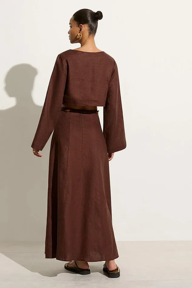 Women Faithfull The Brand Tops Menorca Top Tobacco 8211 Faithfull The Brand