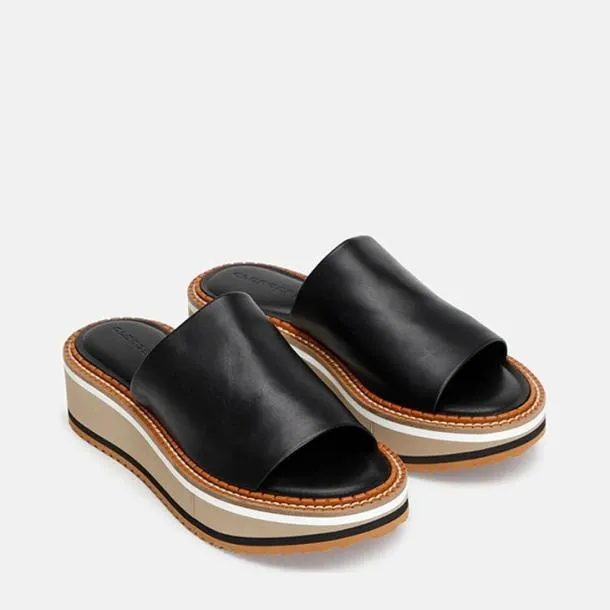 Women FAST Black Clergerie Mules
