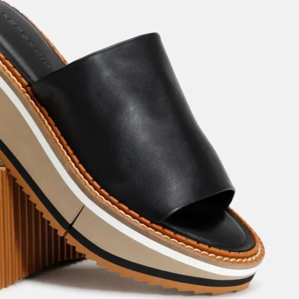 Women FAST Black Clergerie Mules