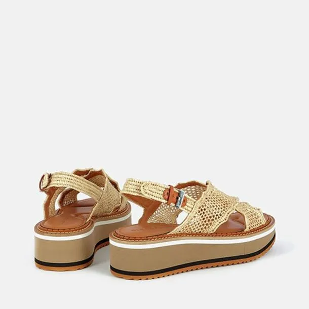 Women FEEL Natural Raffia Clergerie Sandals