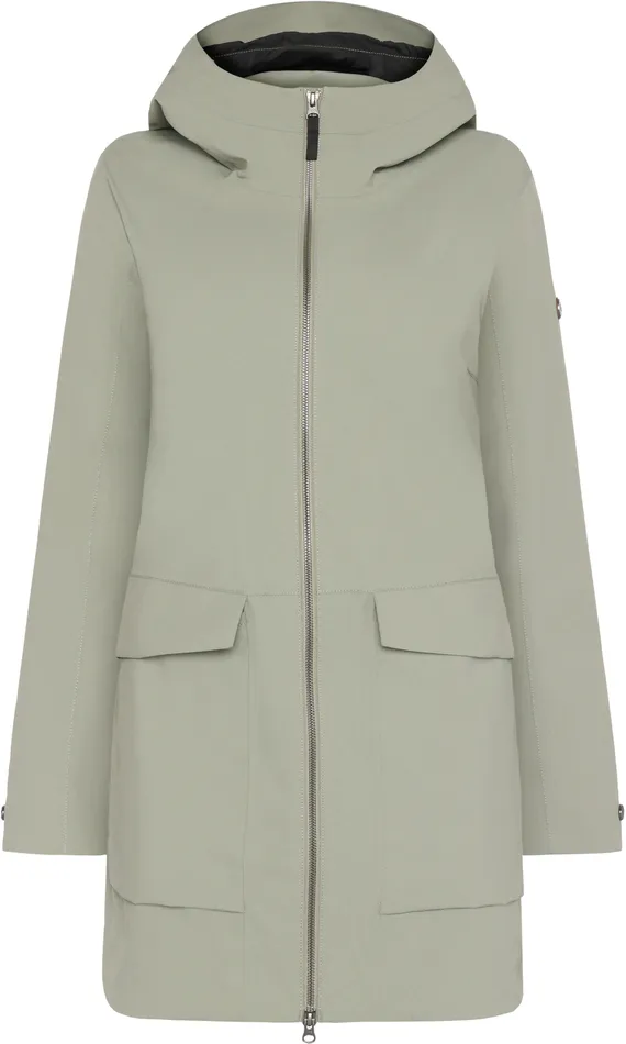 Women Folka Parka Mistel Green Didriksons Spring Jackets