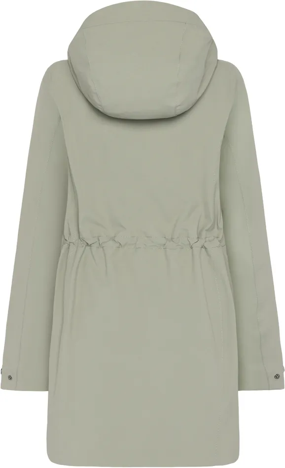 Women Folka Parka Mistel Green Didriksons Spring Jackets