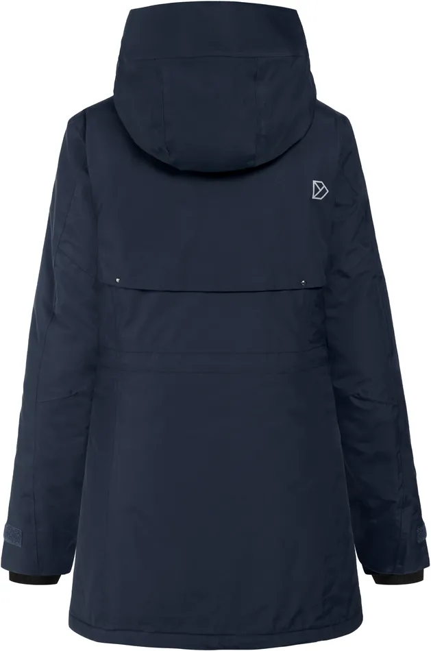 Women Frida Parka Dark Night Blue Didriksons Autumn Jackets