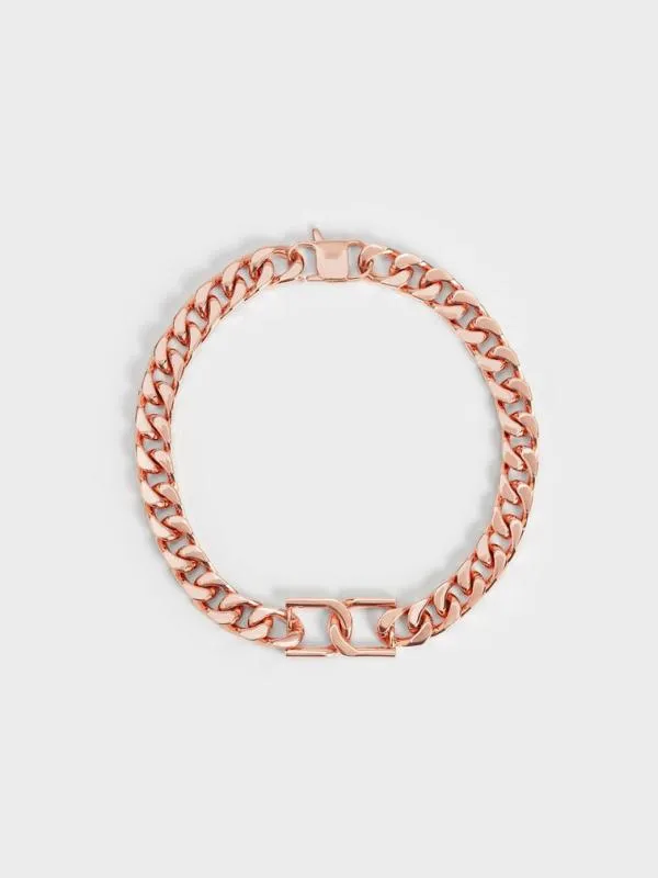Women Gabine ChainLink Choker Necklace 8211 Rose Gold CHARLES and KEITH Necklaces Women Gabine ChainLink Choker Necklace 8211 Rose Gold CHARLES and KEITH Necklaces