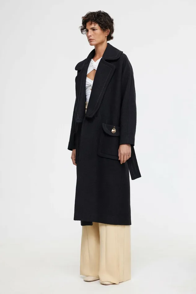 Women GLADSTONE COAT Black Acler Outerwear