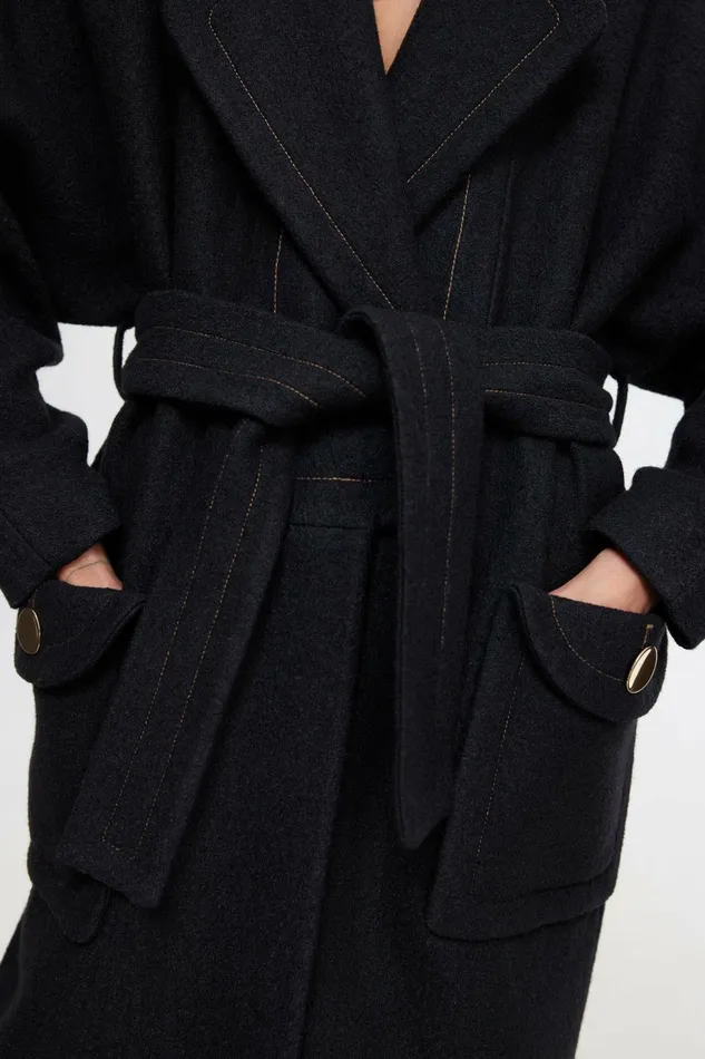 Women GLADSTONE COAT Black Acler Outerwear