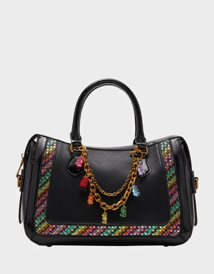Women GUMMY BEAR SATCHEL BLACK Betsey Johnson