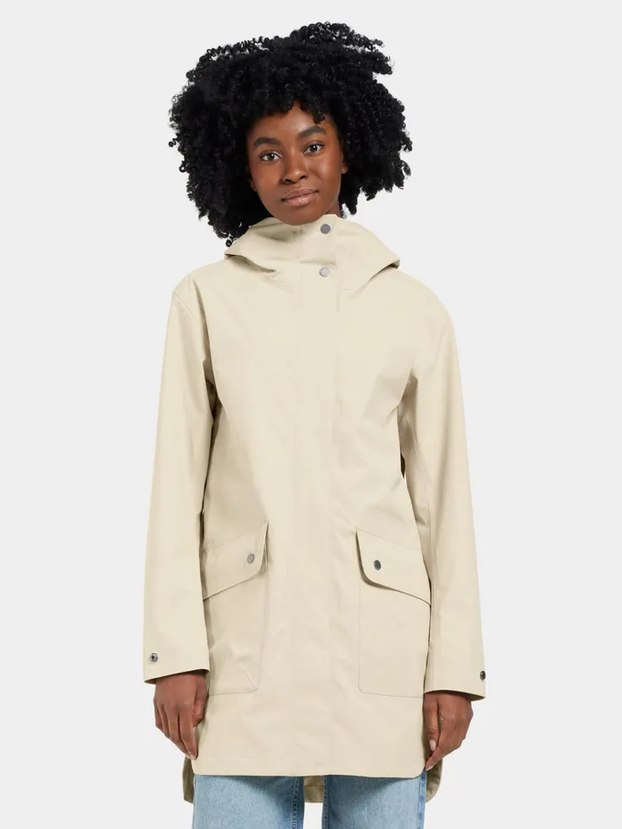 Women Gwen Parka Clay Beige Didriksons Spring Jackets