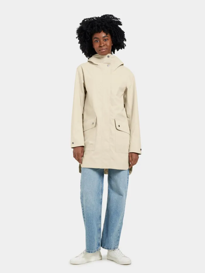 Women Gwen Parka Clay Beige Didriksons Spring Jackets