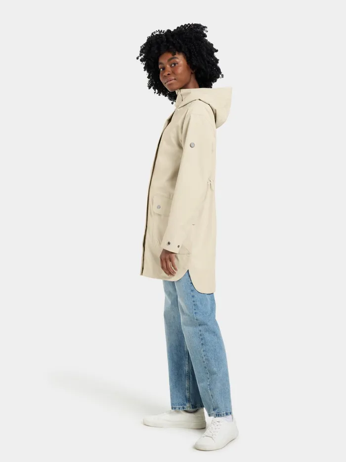 Women Gwen Parka Clay Beige Didriksons Spring Jackets