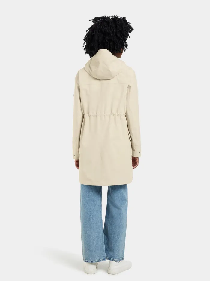 Women Gwen Parka Clay Beige Didriksons Spring Jackets