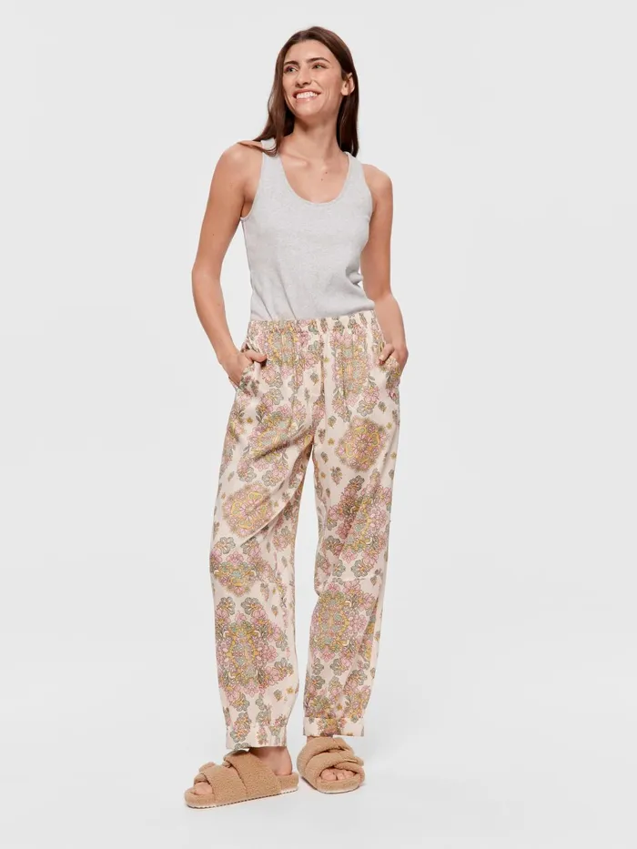 Women Gypsy Floral Long Pj Pant Multi Peter Alexander Pants