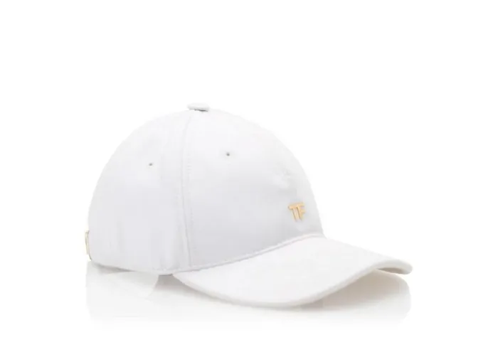 Women Hats Tom Ford Cotton Canvas Tf Baseball Cap White