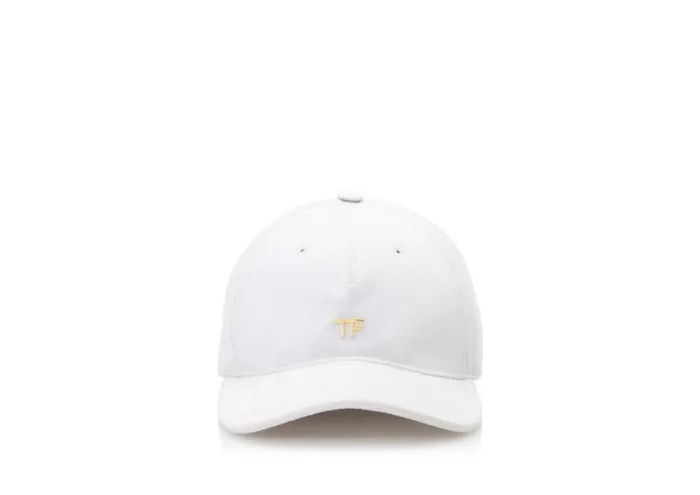 Women Hats Tom Ford Cotton Canvas Tf Baseball Cap White