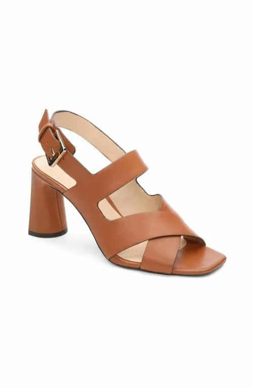 Women Heels Liverpool Los Angeles Paramount Cross Strap Heel Luggage