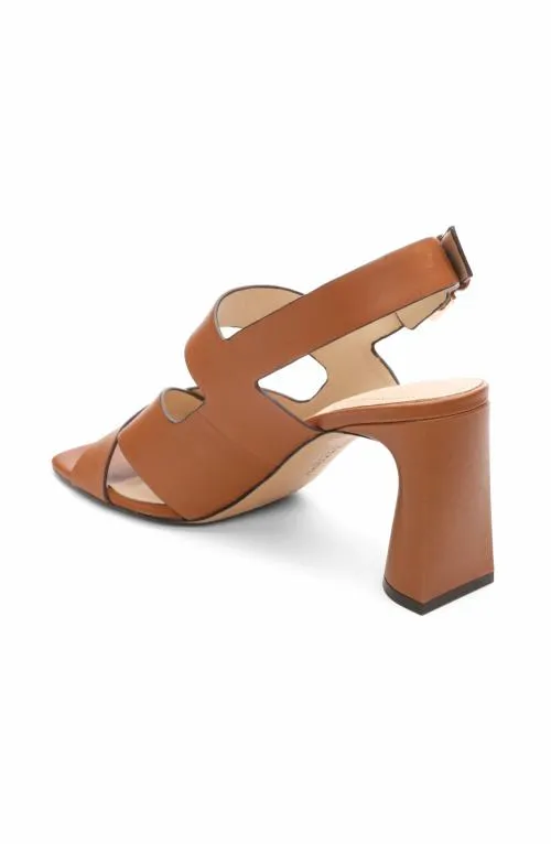 Women Heels Liverpool Los Angeles Paramount Cross Strap Heel Luggage