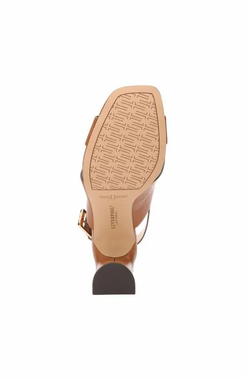 Women Heels Liverpool Los Angeles Paramount Cross Strap Heel Luggage