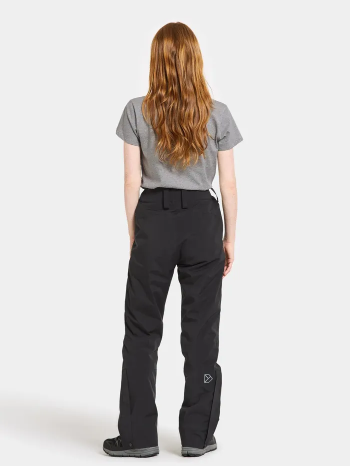 Women Idun Pants Black Didriksons Walking Trousers