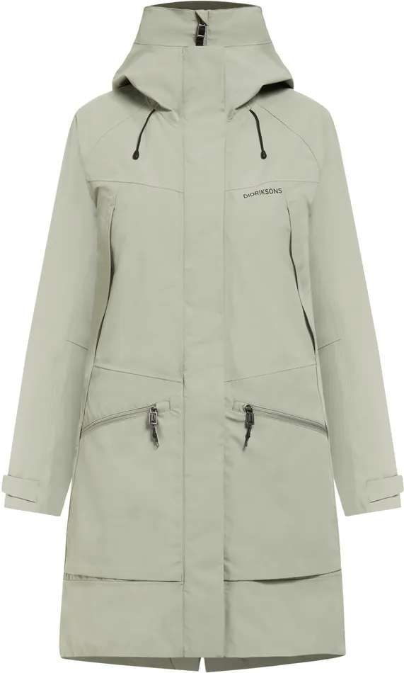 Women Ilma Parka Wilted Leaf Didriksons Spring Jackets