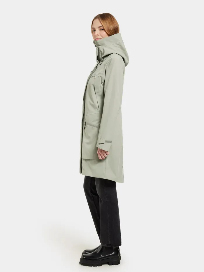 Women Ilma Parka Wilted Leaf Didriksons Spring Jackets