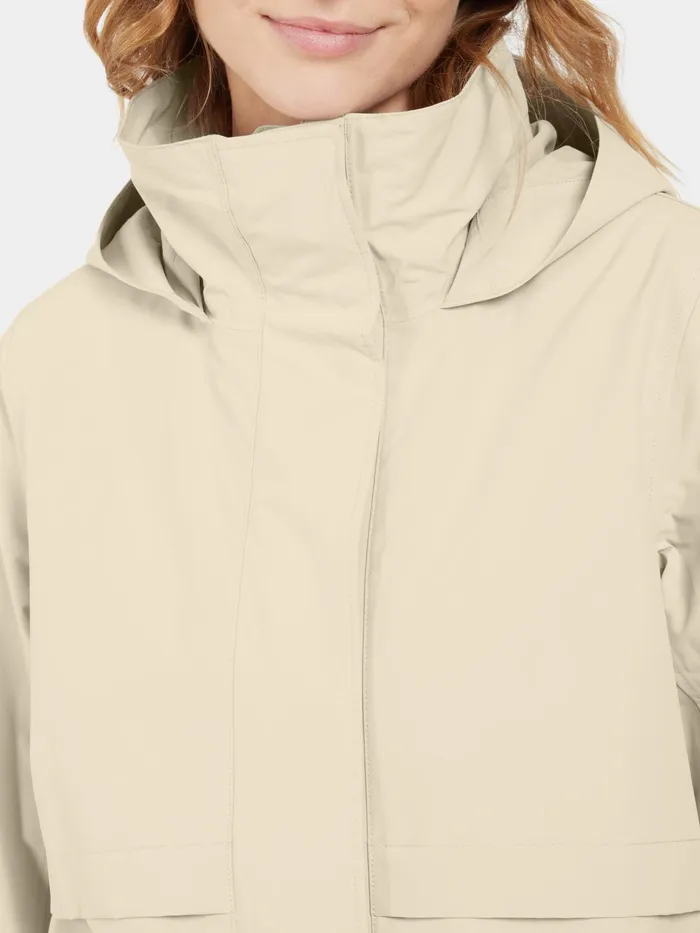 Women Isolde Parka Long Clay Beige Didriksons Spring Jackets