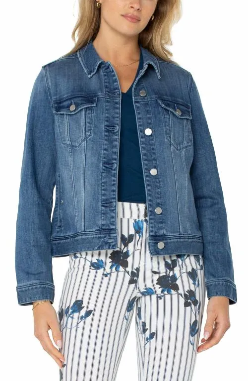 Women Jackets Liverpool Los Angeles Classic Jean Jacket Marshall Canyon